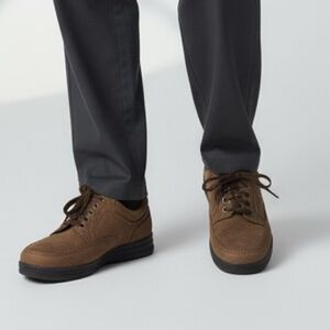 Thom McAn 84140 Brown Suede Lace Up Men's Oxfords + Box - Size 11 W